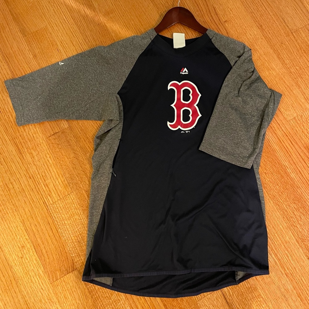 MLB Boston Red Sox Authentic Majestic Long Sleeve